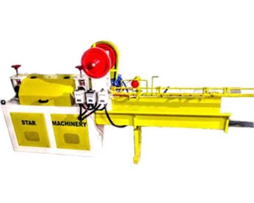 Semi Automatic wire straightening and cutting machine